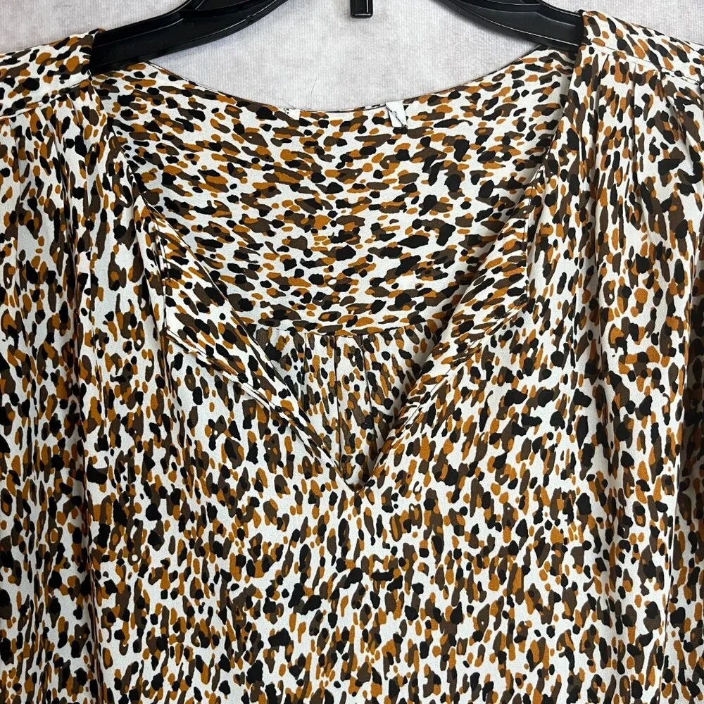 Women's printed blouse size m - Picture 2 of 6